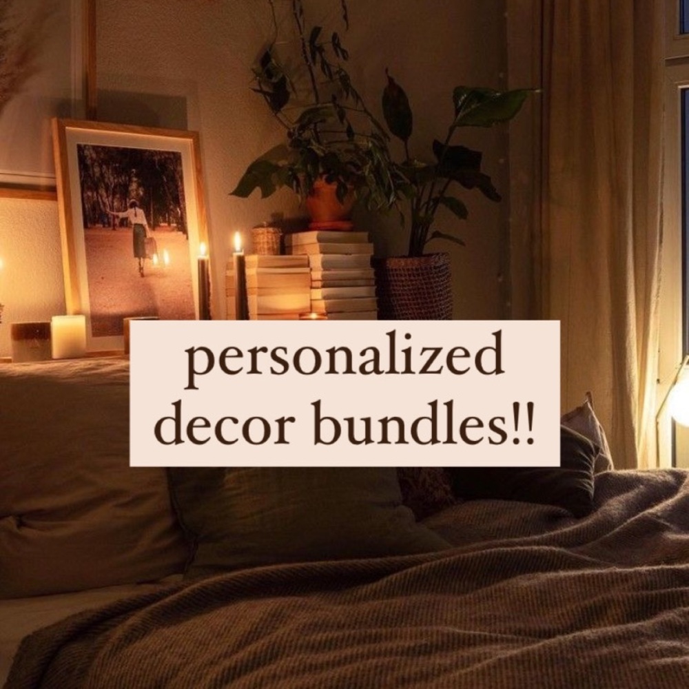 Personalized decor bundles
